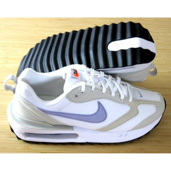 Nike Women's Air Max Dawn Running Training Shoes White Purple Light Bone Sizes - Picture 2 of 5